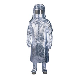 Tillman™ X-Large Silver Aluminized Carbon KEVLAR® Jacket With Snap Front