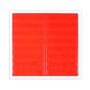 AccuformNMC™ 1" X 4" Fluorescent Red-Orange Vinyl Helmet Sticker