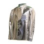 National Safety Apparel Medium Silver/Gray Aluminized Acrysil Coat/Jacket With Snap Front Closure