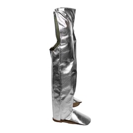 National Safety Apparel 40" Silver/Gray Aluminized Para-Aramid/OPF Chaps With Buckle