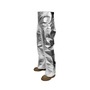 National Safety Apparel Large Silver/Gray Aluminized Para-Aramid/OPF Pants With Snap