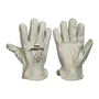 Tillman® X-Large Pearl Premium Top Grain Cowhide Unlined Drivers Gloves With Rolled Leather Hem