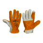 Tillman® Small Pearl And Bourbon Split Grain/Top Grain Cowhide Unlined Drivers Gloves With DuPont™ Kevlar® Stitching