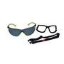 3M™ Solus™ Black and Green Safety Glasses With Gray Anti-Scratch/Anti-Fog Lens