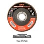 United Abrasives 4 1/2" X 5/8" - 11 80 Grit Zirconium Flap Disc