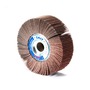 United Abrasives 6" X 1" X 1" 120 Grit 2A Aluminum Oxide Coated Flap Wheel