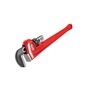 Ridgid® 3" Red Alloy Steel Heavy Duty Straight Pipe Wrench With I-Beam Handle