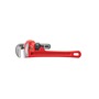 Ridgid® 1" Red Alloy Steel Heavy Duty Straight Pipe Wrench With I-Beam Handle