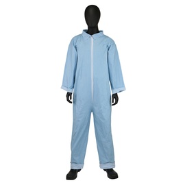 Protective Industrial Products X-Large Blue Posi-Wear® FR™ Polyester/Wood Pulp Disposable Coveralls