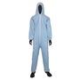 Protective Industrial Products 5X Blue Posi-Wear® FR™ Polyester/Wood Pulp Disposable Coveralls