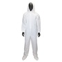 Protective Industrial Products 3X White Posi-Wear® UB™ Polypropylene/Polyethylene Disposable Coveralls