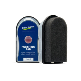 Blundstone Black Pre-Saturated Sponge Shoe Polish and Cream Polishing Pad for Leather Boots