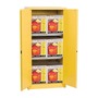 Eagle 60 Gallon Yellow Steel Safety Storage Cabinet Combo