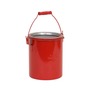 Eagle 6 Quart Red Galvanized Steel Safety Bench Can