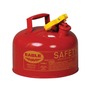 Eagle 2 1/2 Gallon Red Galvanized Steel Safety Can