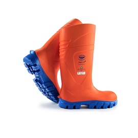 Bekina® Size 7 StepliteX ThermoProtec S5 Orange/Blue 15" Insulated Polyurethane Knee Boots