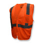 Radians X-Large Hi-Viz Orange Self Extinguishing Mesh Vest