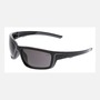 Crews Swagger® Black Safety Glasses With Gray Mirror/Anti-Scratch/Hard Coat Lens