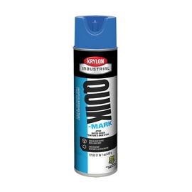 Krylon® 17 Ounce Aerosol Can Flat Blue Industrial Quik-Mark™ Water-Based Inverted Marking Paint