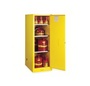 Justrite® 55 Gallon Yellow Sure-Grip® EX 18 Gauge Cold Rolled Steel Safety Cabinet