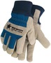 MCR Safety X-Large Blue And Tan Artic Jack Pigskin Thermosock Lined Cold Weather Gloves