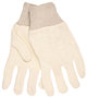 Memphis Glove Natural Large 8 Ounce Cotton Jersey General Purpose Gloves With Knit Wrist Cuff