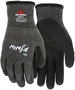 Memphis Glove Small Salt & Pepper And Black Ninja® ICE HPT Acrylic Terry Lined Cold Weather Gloves