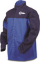 Miller® Large Blue Cotton Flame Resistant Jacket With Snap Button Closure