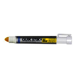 Markal® Quik Stik®+ Oily Surface Mini Yellow Standard Marker