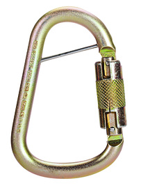 MSA Auto-Locking Steel Self-Locking Carabiner With 1" Gate Opening