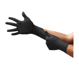 MICROFLEX N64X ONYX Medium Black Microflex® 5.1 mil Nitrile Disposable Gloves