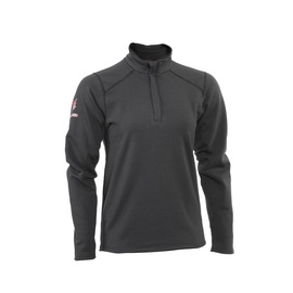 National Safety Apparel Women's 10" X 28" Black POLARTEC® POWER GRID™ Fleece Flame Resistant Sweatshirt