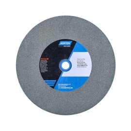 Norton® 10" 80 Grit Medium Silicon Carbide Bench And Pedestal Wheel