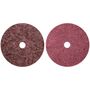 Norton® 4 1/2" X 5/8" Medium Grade Ceramic Alumina Bear-Tex Rapid Prep XHD Red Disc