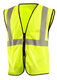 OccuNomix Large - X-Large/Large/X-Large Hi-Viz Yellow Polyester/Mesh Vest