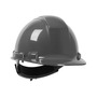 Protective Industrial Products Dark Gray Dynamic® Whistler™ HDPE Cap Style Hard Hat With Wheel/4-Point Ratchet Suspension