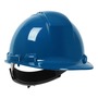 Protective Industrial Products Royal Blue Whistler™ HDPE Vented Cap Style Hard Hat With Wheel Ratchet/4 Point Nylon Webbing Cradle Suspension