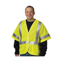 Protective Industrial Products Large Hi-Viz Yellow Modacrylic/Aramid/Mesh Vest