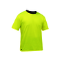 Protective Industrial Products 3X Hi-Vis Yellow Bisley® Fresche® Lightweight Cotton/Polyester Short Sleeve T-Shirt With Cotton Backing