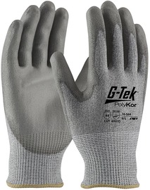 Protective Industrial Products Medium G-Tek® PolyKor® Cut Resistant Gloves With Polyurethane Coated Palm And Fingers