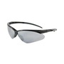 Protective Industrial Products Adversary™ Semi-Rimless Black Safety Glasses With Silver Bouton Optical Anti-Scratch Lens