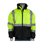 Protective Industrial Products Small Hi-Viz Yellow And Black Polyester Jacket