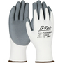 Protective Industrial Products X-Large G-Tek® PosiGrip® 15 Gauge Gray Nitrile Palm And Finger Coated Work Gloves With White Nylon Liner And Knit Wrist