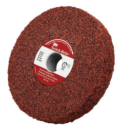 3M™ 6" X 1" X 1" Coarse Grade Aluminum Oxide Scotch-Brite™ Red Disc