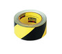 3M™ 2" X 36' Black/Yellow 5.4 mil Vinyl Safety Tape