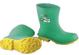Dunlop® Protective Footwear Size Large Hazmax® EZ-Fit Green 11" PVC Boots