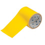Brady® 4" X 100' Yellow 8 mil Polyester ToughStripe® Floor Marking Tape