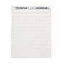 Brady® 1.33" X 1" X 0.26" White/Clear LaserTab® Laser Toner-Receptive/Self-Laminating Polyester Label (21 Sheets Per Pack)