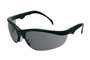 Crews Klondike® Plus Black Safety Glasses With Gray Anti-Scratch Lens