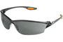 Crews Law® 2 Gray Safety Glasses With Gray Anti-Fog/Anti-Scratch Lens